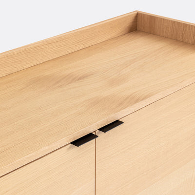 Buffet La Redoute 2 portes plaqué chêne VOLGA