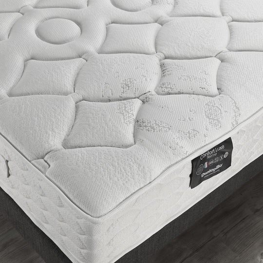 Matelas DUNLOPPILO 100% latex 20% végétal ferme 3 zones H22 140x190cm