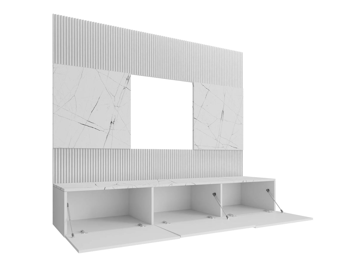 Ensemble de salon COMFIVO Salix I noyer