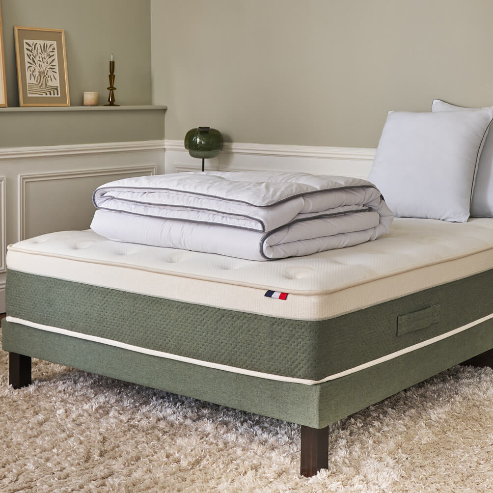 Matelas hybride ressorts + mousses LA REDOUTE INTÉRIEURS  soutien ferme, accueil enveloppant