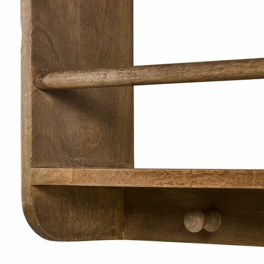 Étagère murale LOBERON Quenby en bois de manguier — photo produit