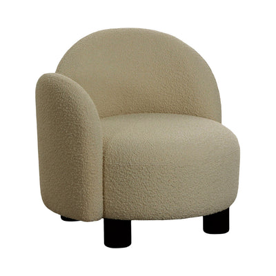 Fauteuil HONOLULU accoudoir gauche en tissu bouclette Drawer- Léger défaut