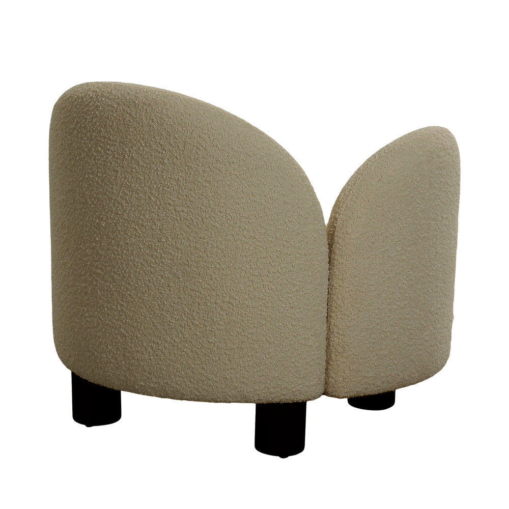 Fauteuil HONOLULU accoudoir gauche en tissu bouclette Drawer- Léger défaut