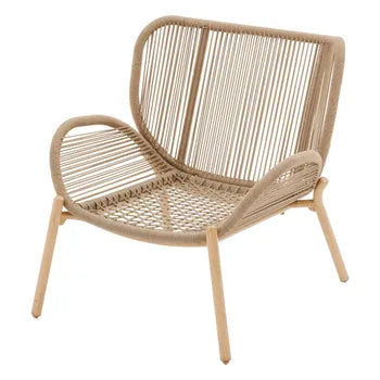 Lot de 2 fauteuil de jardin HESPERIDE Meloane en acier beige