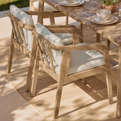 Lot de 2 fauteuils SKLUM de jardin en bois d'acacia Kaela