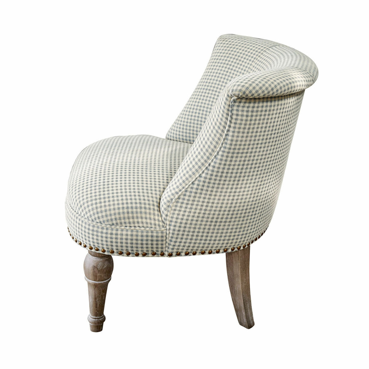 Fauteuil LOBERON Francet en tissu crème