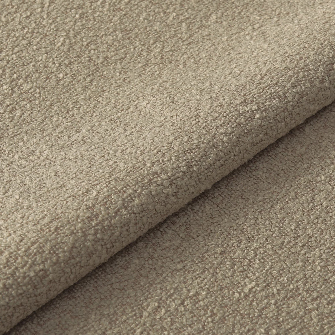Fauteuil SIA HOME Alya tissu bouclette taupe