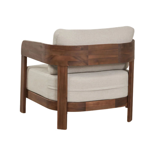 Fauteuil SKLUM Uleno en bois d'Acacia Brun foncé