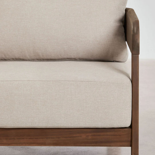 Fauteuil SKLUM Uleno en bois d'Acacia Brun foncé