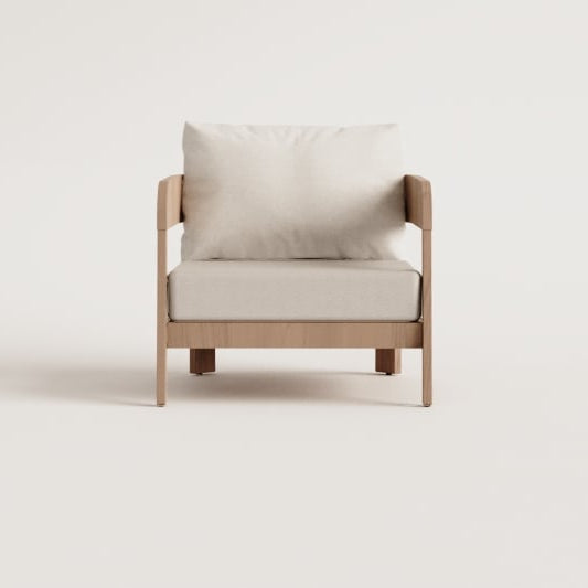 Fauteuil de jardin SKLUM Uleno en bois d'acacia — photo produit