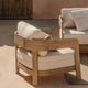 Fauteuil de jardin SKLUM Uleno en bois d'acacia — photo produit