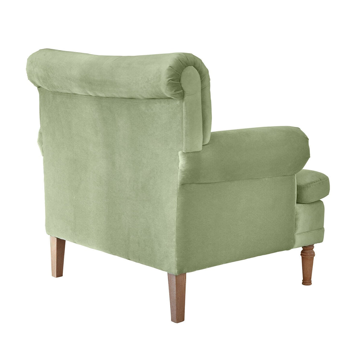 Fauteuil avec repose-pieds LOBERON vert clair Éclat Émeraude — photo produit
