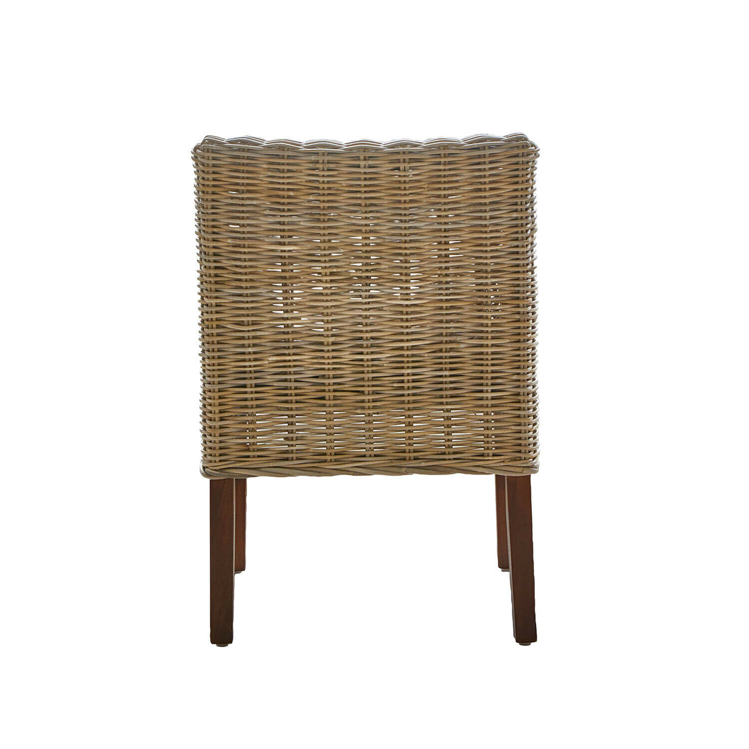 Lot de 4 fauteuil LOBERON Forêt Douce en rotin tressé — photo produit