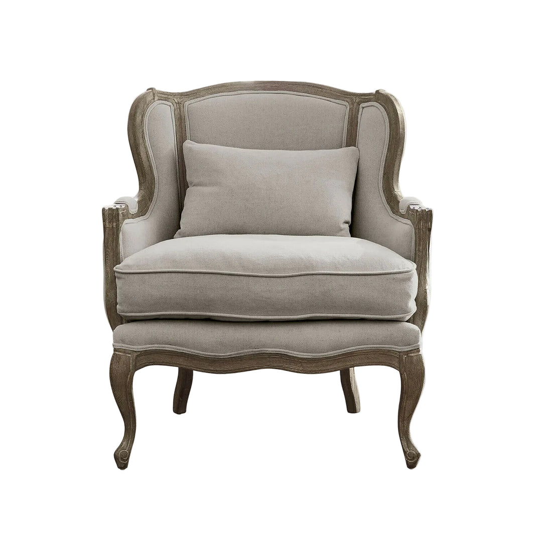Fauteuil LOBERON Kingswinford gris en bois — photo produit
