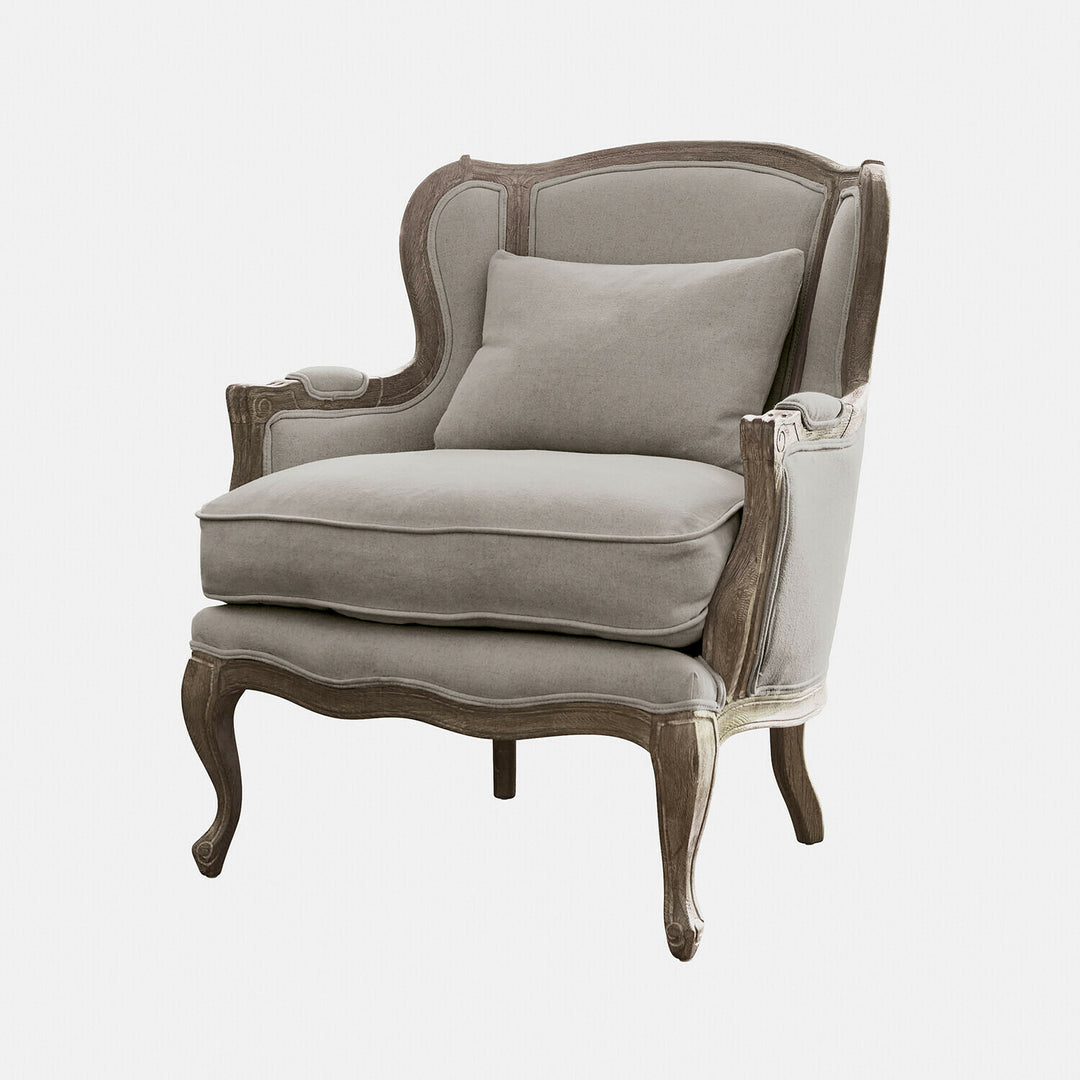 Fauteuil LOBERON Kingswinford gris en bois — photo produit