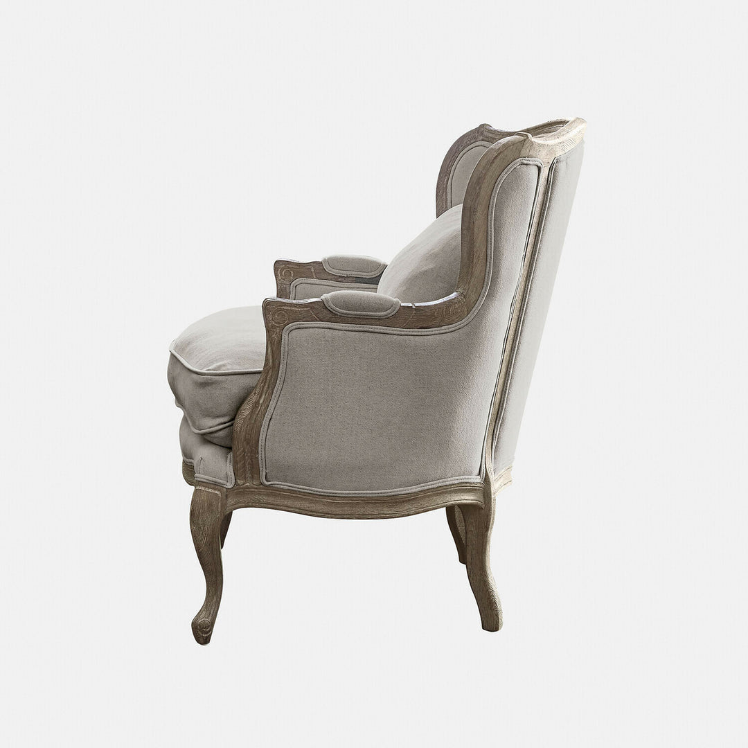 Fauteuil LOBERON Kingswinford gris en bois — photo produit