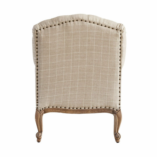 Fauteuil LOBERON Leonardsown beige marron — photo produit
