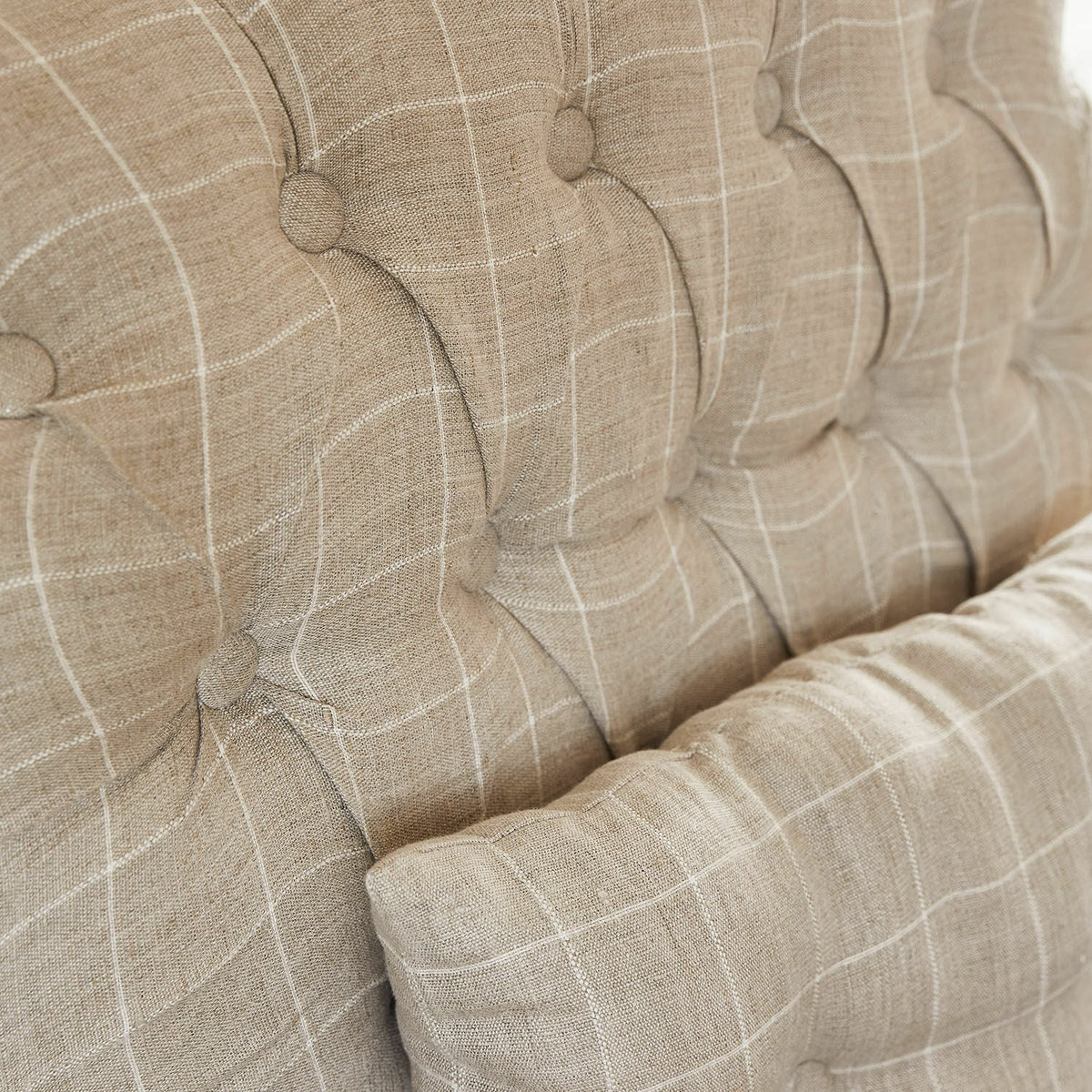 Fauteuil LOBERON Leonardsown beige marron — photo produit