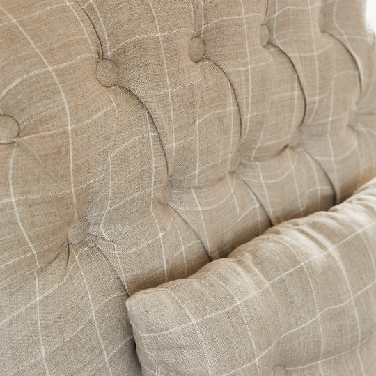 Fauteuil LOBERON Leonardsown beige marron — photo produit
