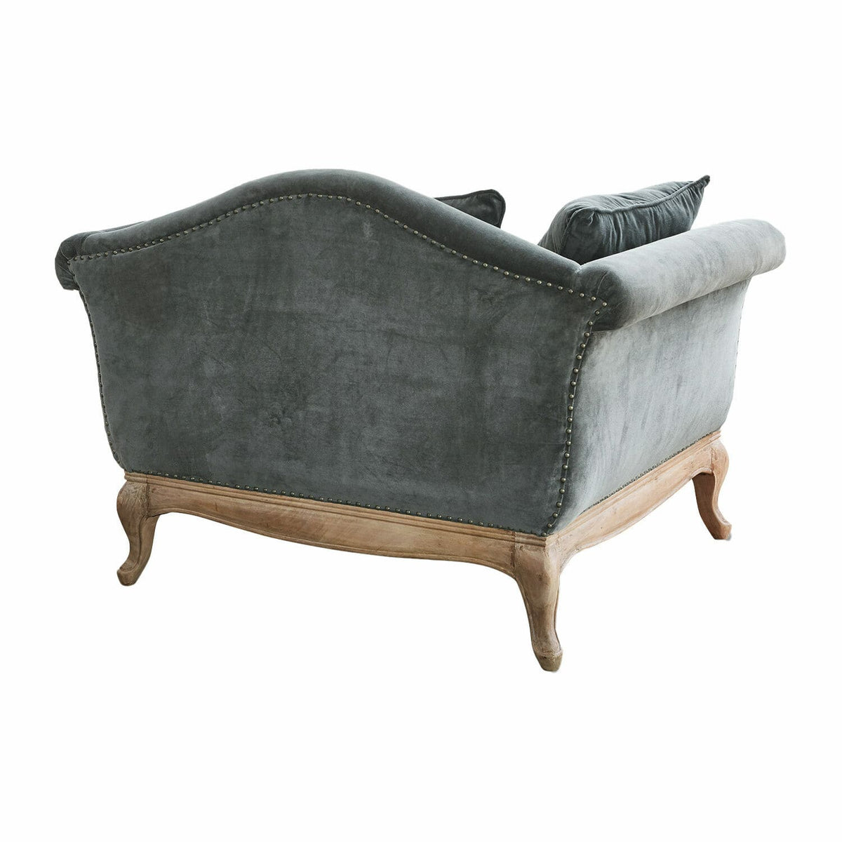 Fauteuil LOBERON Sumerset format XXL en tissu gris anthracite — photo produit