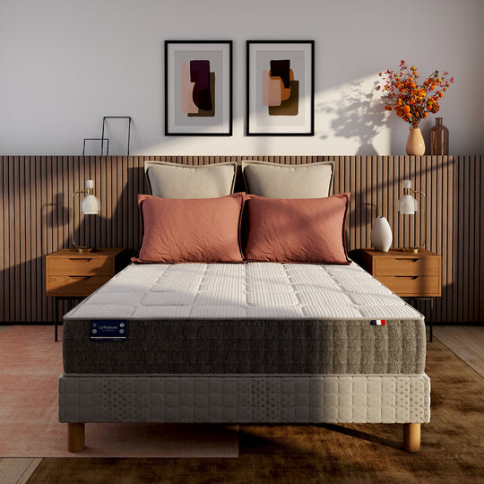 Matelas LA REDOUTE INTÉRIEURS 640 ressorts, 3 zones, soutien ferme, accueil moelleux 160x200cm