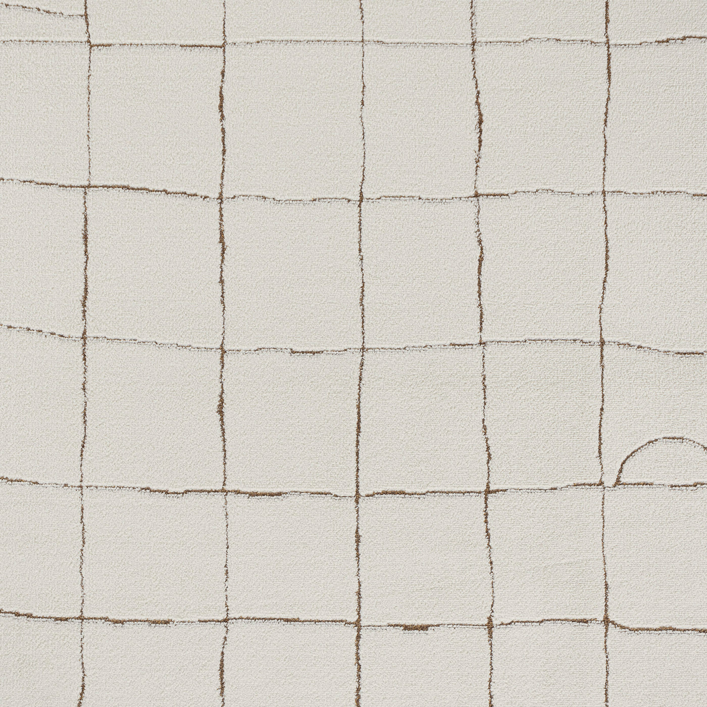 Tapis Scandinave Moderne Ivoire/Terracotta Inchon