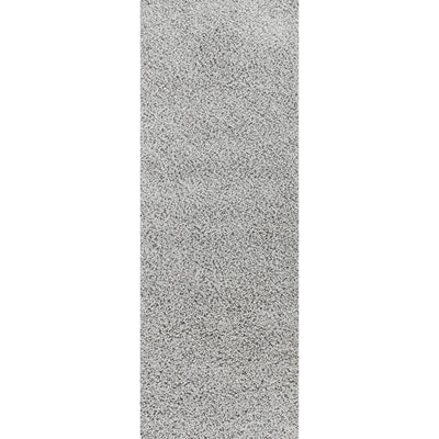 Tapis de Couloir Shaggy Moderne Gris Boracay