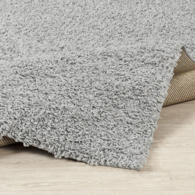 Tapis de Couloir Shaggy Moderne Gris Boracay