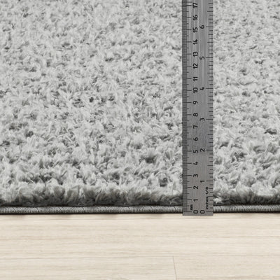 Tapis de Couloir Shaggy Moderne Gris Boracay