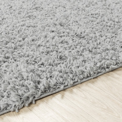 Tapis de Couloir Shaggy Moderne Gris Boracay