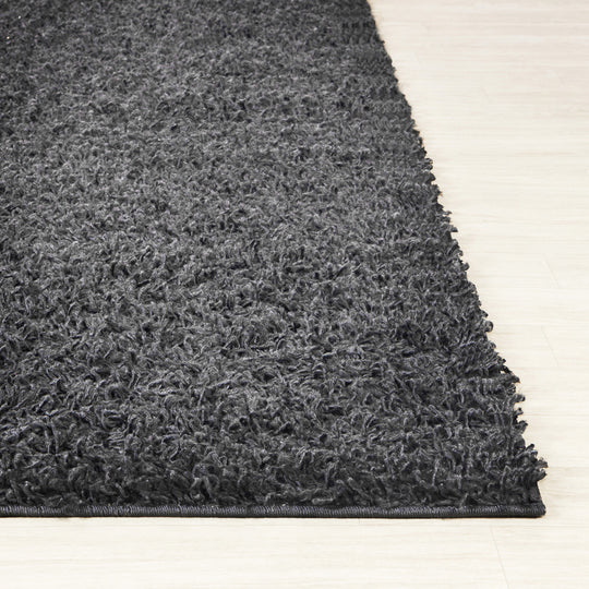 Tapis Shaggy Moderne Gris Foncé Boracay