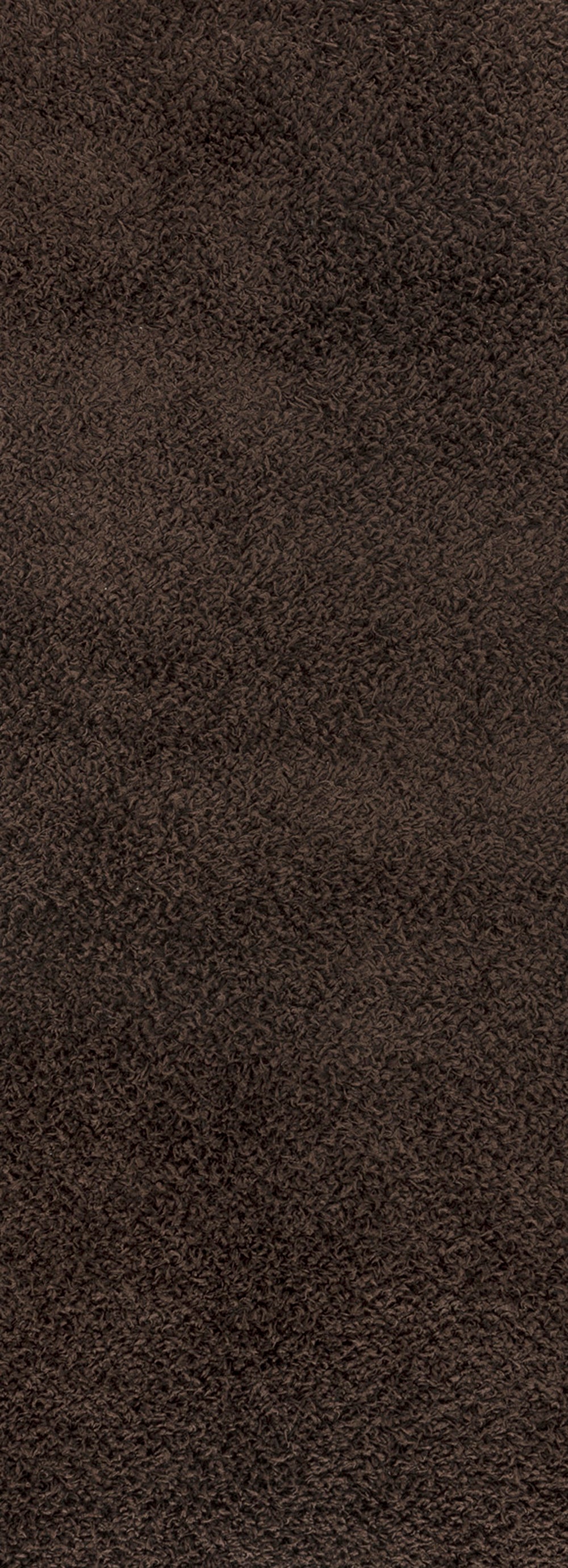 Tapis de couloir SURYA Boracay shaggy uni, poils longs, marron foncé, vue 2