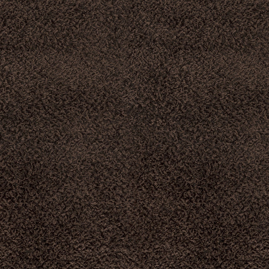 Tapis Shaggy Moderne Marron Foncé Boracay