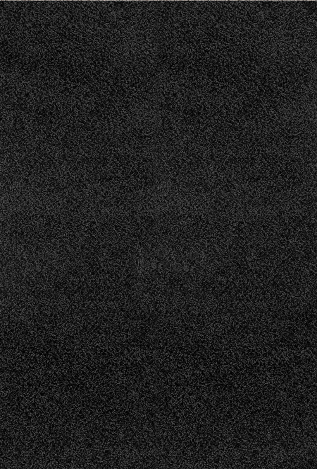 Tapis Shaggy Moderne Noir Boracay