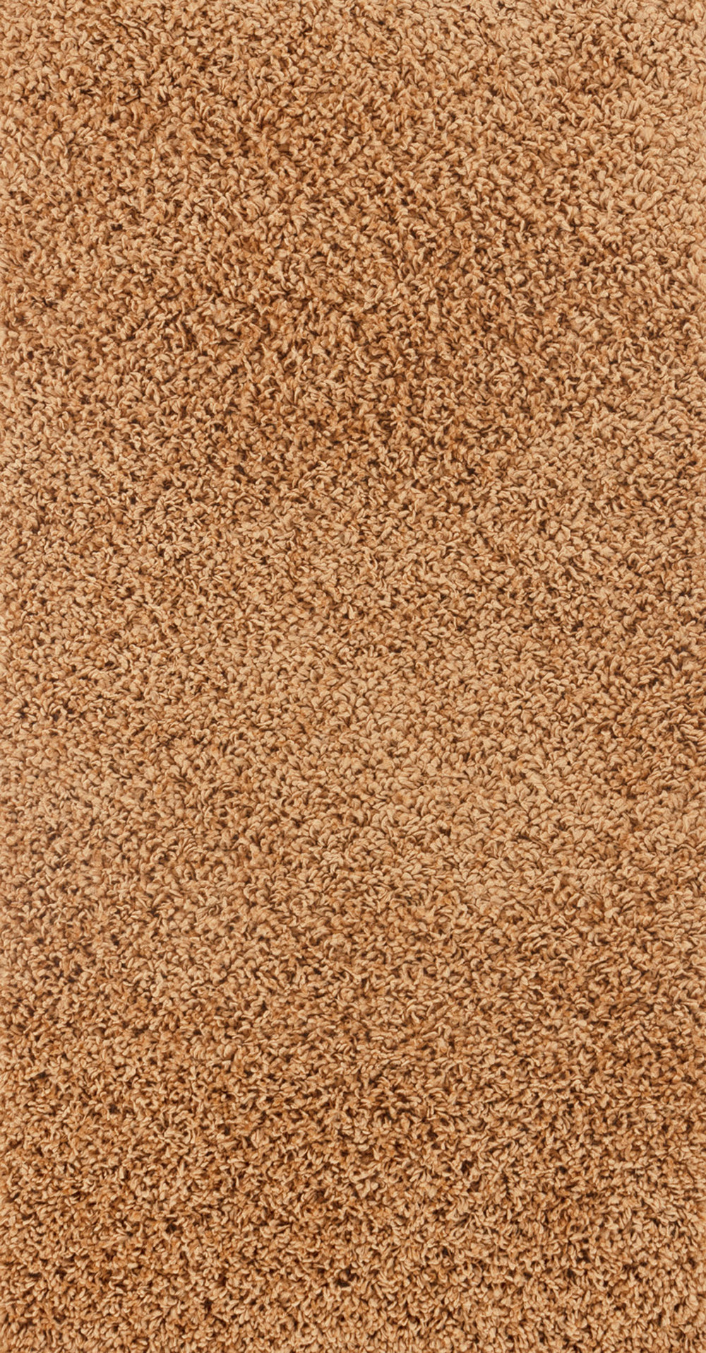 Tapis shaggy SURYA Boracay uni, poils longs terracotta, vue 2
