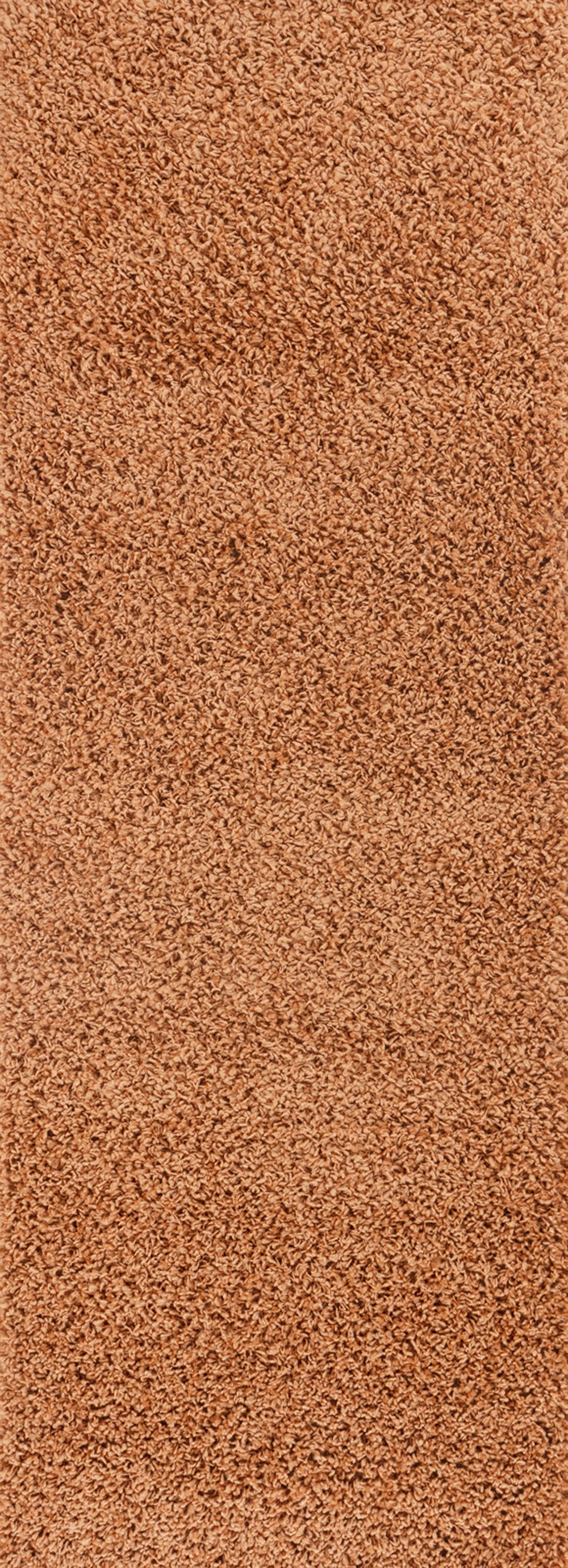 Tapis de Couloir Shaggy Moderne Terracotta Boracay