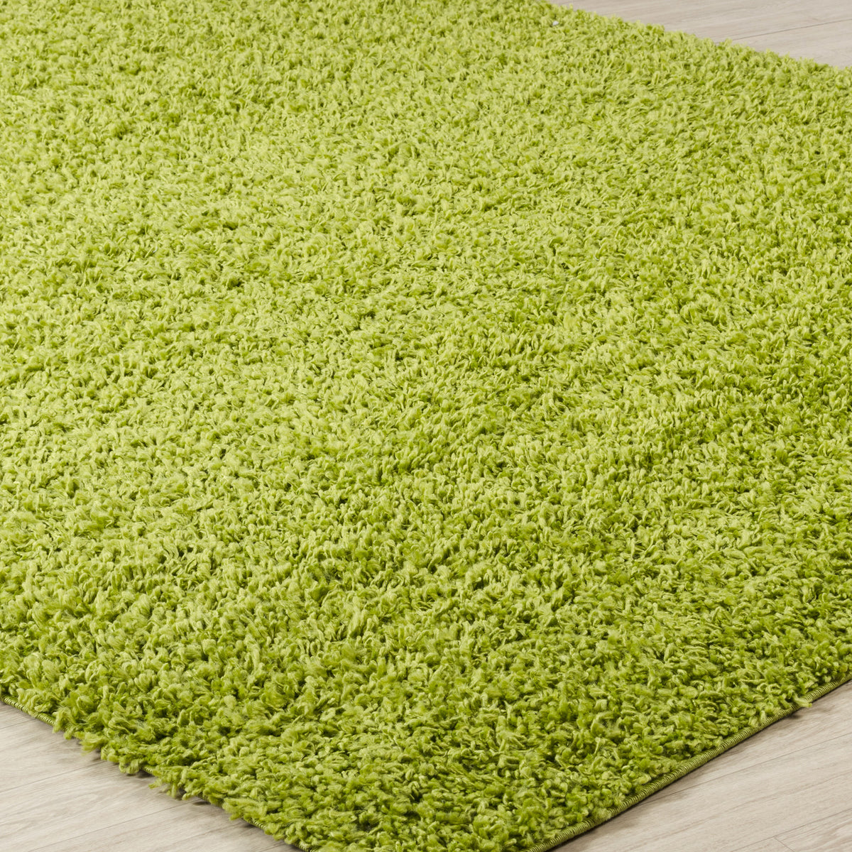 Tapis SURYA Boracay shaggy, uni vert pomme à poils longs, vue 6
