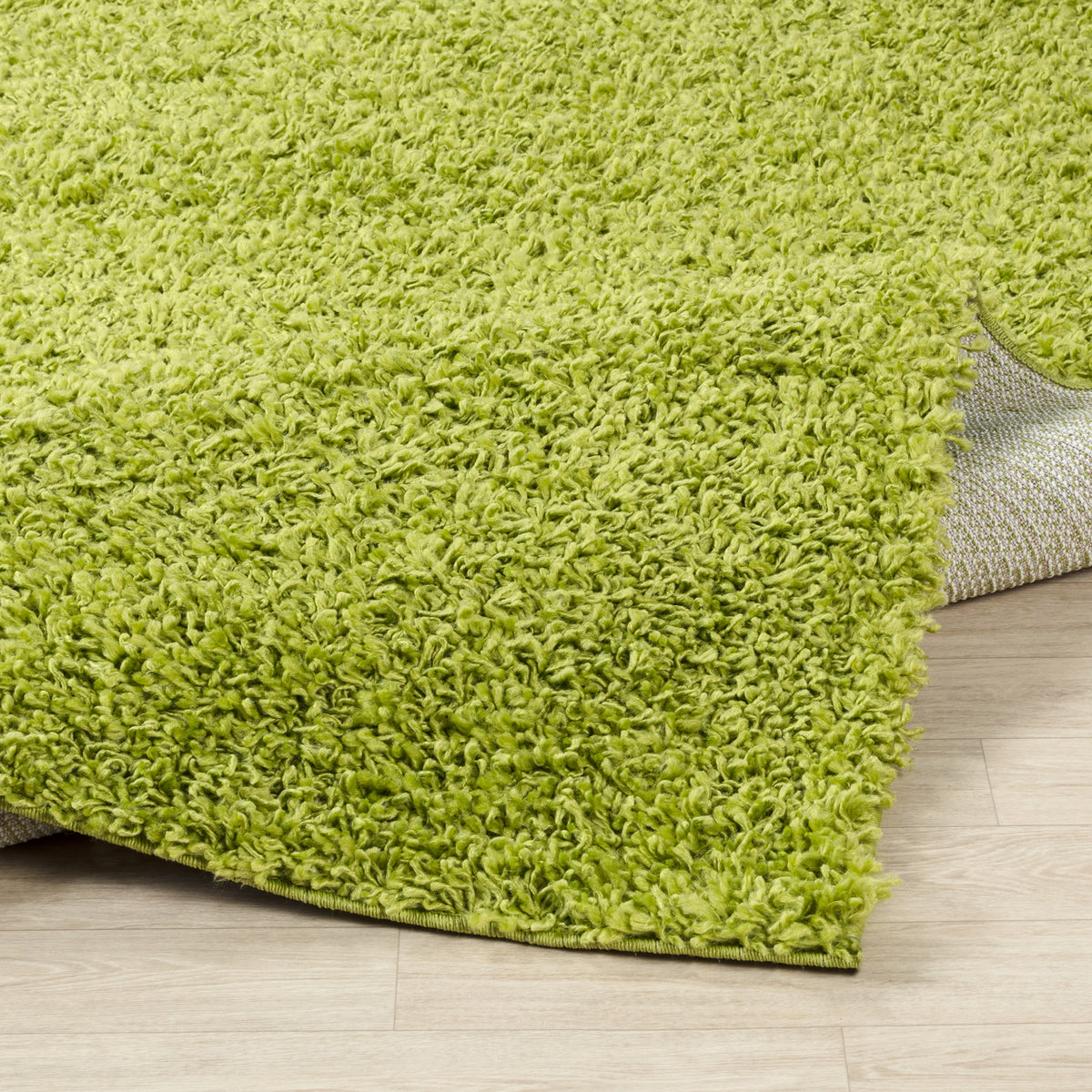 Tapis SURYA Boracay shaggy, uni vert pomme à poils longs, vue 4