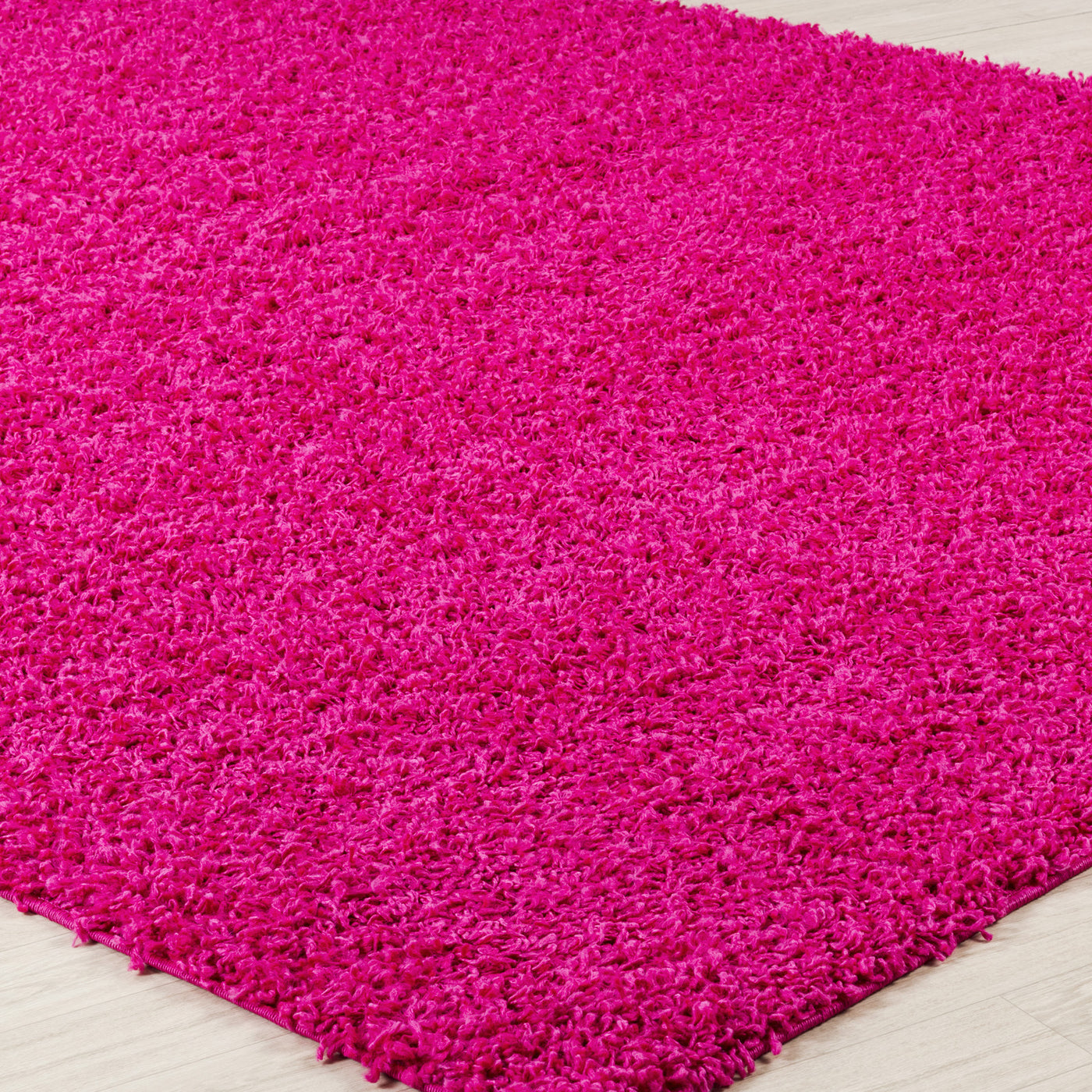 Tapis de Couloir Shaggy Moderne Fuschia Boracay