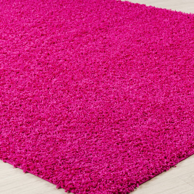 Tapis de Couloir Shaggy Moderne Fuschia Boracay