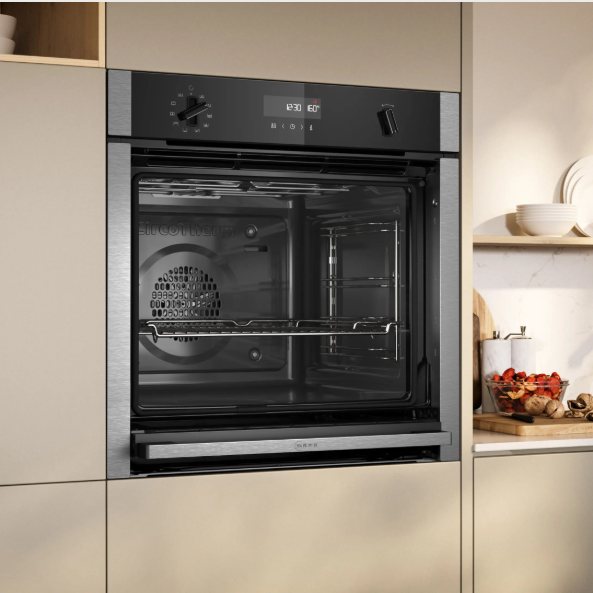 Four encastrable NEFF B5ACH7AN3F 60x60cm – Slide & Hide® – Pyrolyse – 71 L – Inox