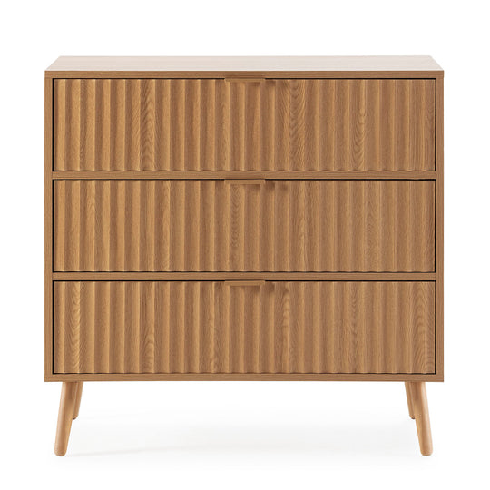 Commode 3 tiroirs couleur chêne