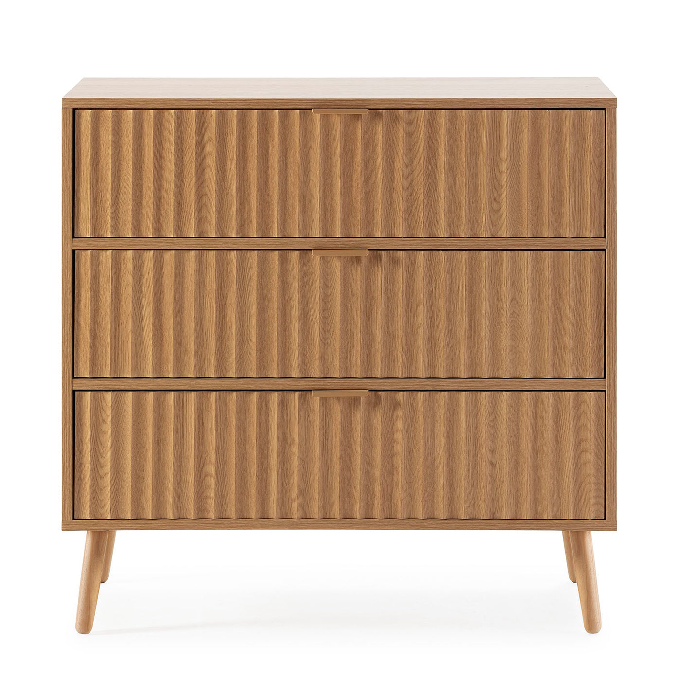 Commode 3 tiroirs couleur chêne