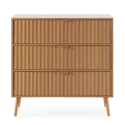 Commode 3 tiroirs couleur chêne