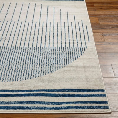 Tapis Scandinave Moderne Bleu/Beige Santiago