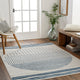 Tapis Scandinave Moderne Bleu/Beige Santiago