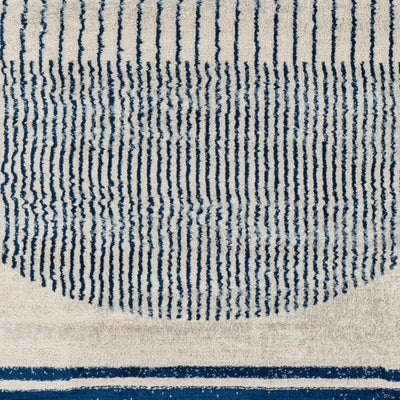 Tapis Scandinave Moderne Bleu/Beige Santiago