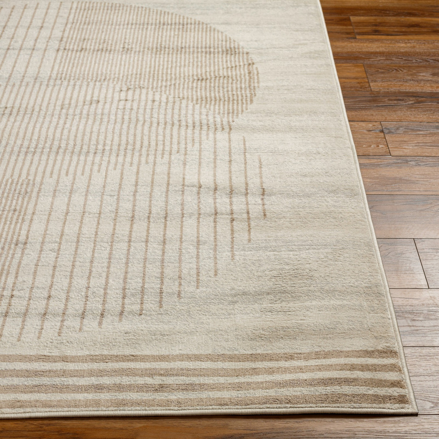 Tapis de Couloir Scandinave Moderne Beige/Brun Montevideo