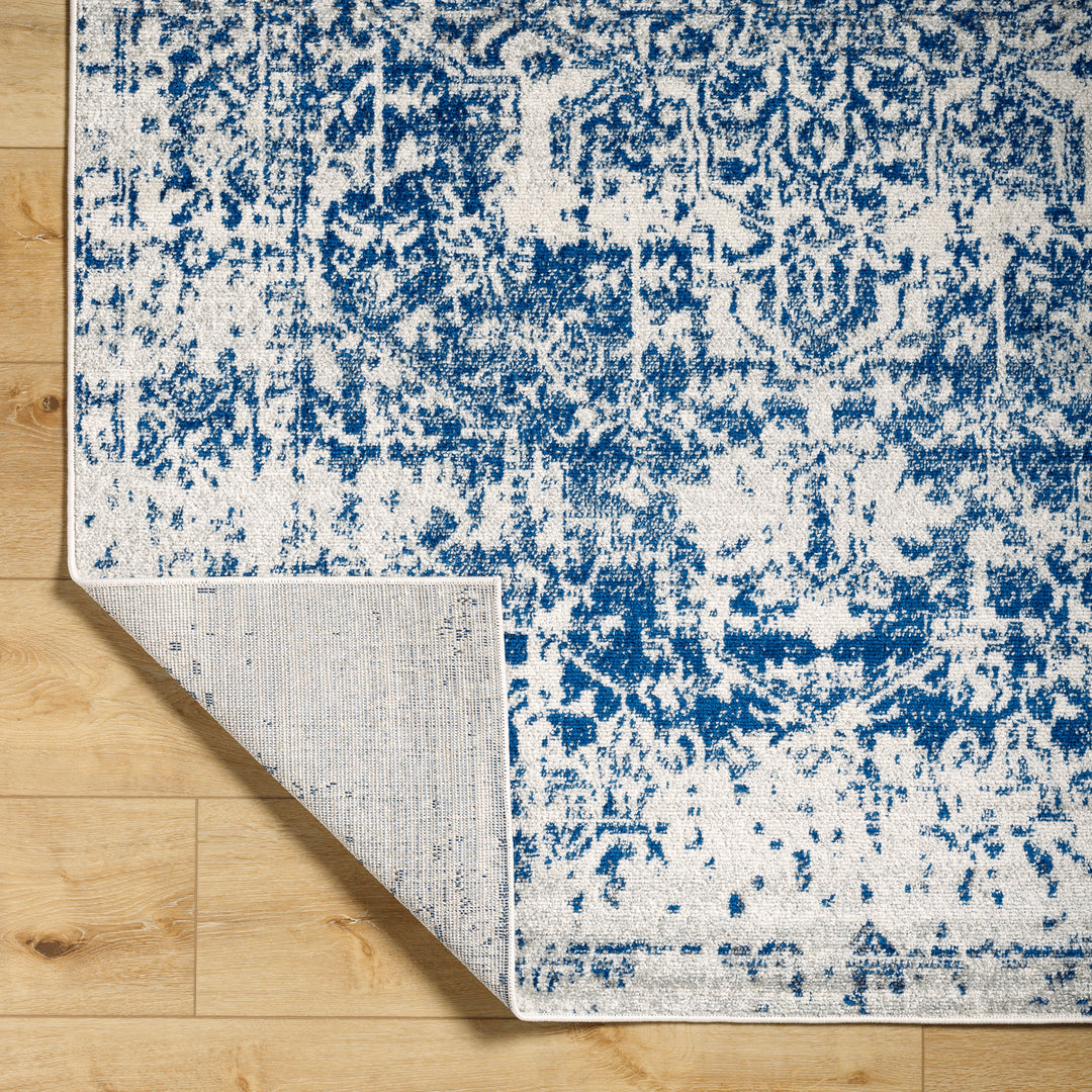 Tapis Vintage Oriental Bleu/Blanc Syracusa
