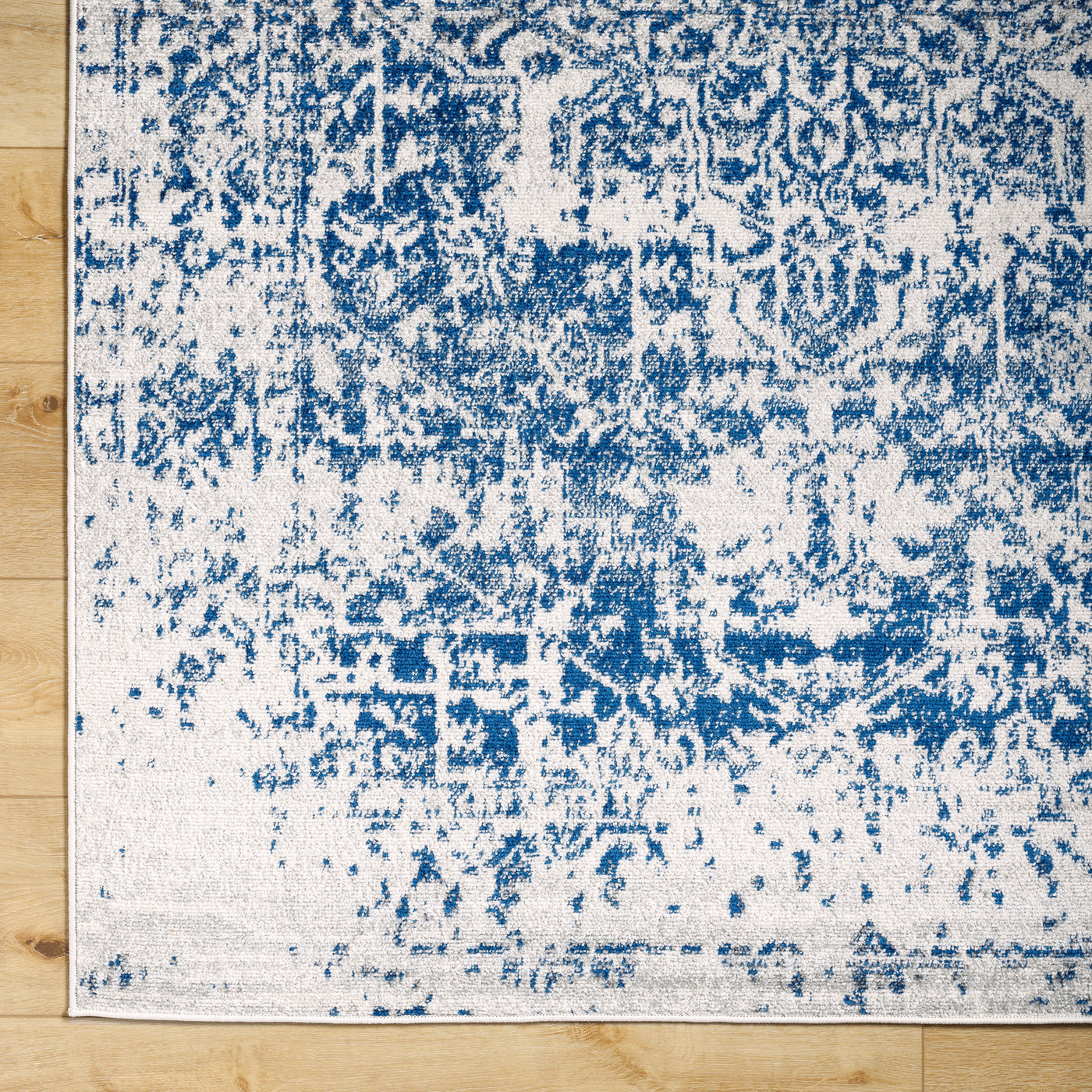 Tapis Vintage Oriental Bleu/Blanc Syracusa